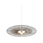 19106 PENDANT LIGHT BAMBOO METAL 1XE27 WHITE Zambelis Lights